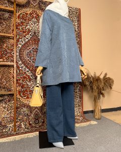 Rumii Ironless Tops in Blue - Image 2