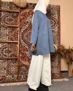 Rumii Ironless Tops in Blue - Image 3