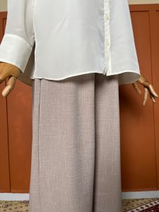 Ironless Cotton Linen Palazzo in Light Brown (2pcs RM99)