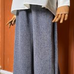 Ironless Cotton Linen Palazzo  in Dark Blue (2pcs RM99)