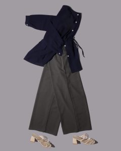 Ironless Cotton Linen Palazzo in Olive (2pcs RM99) - Image 4