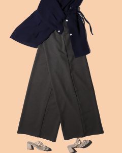Ironless Cotton Linen Palazzo in Olive (2pcs RM99) - Image 2