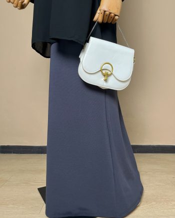 Madame Cléo Executive Skirt in Dark Silver