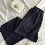 Ironless Cotton Linen Palazzo in Navy Blue (2pcs RM99)