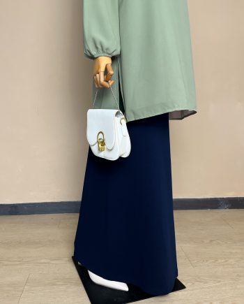 Madame Cléo Executive Skirt in Dark Blue