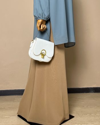 Madame Cléo Executive Skirt in Cream Tea
