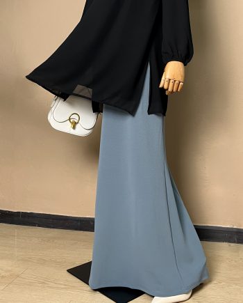 Madame Cléo Executive Skirt in Baby Blue