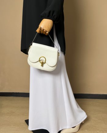 Madame Cléo Executive Skirt in White