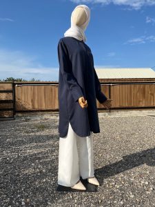 Hana in Luxury Navy Blue (2pcs RM99) - Image 4