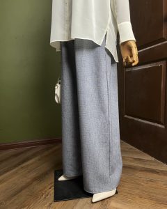 Ironless Cotton Linen in Silver Blue (2pcs RM99) - Image 2