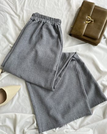 Ironless Cotton Linen in Silver Blue (3pcs RM100)